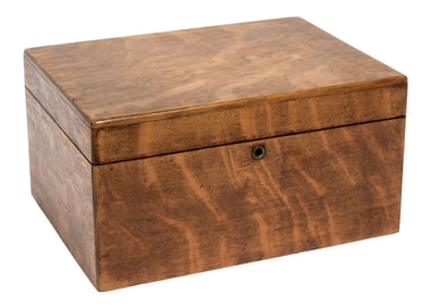 Victorian Wooden Poker Box