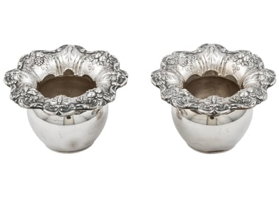 Pair of Reed & Barton "Francis I" Sterling Silver Small Urns