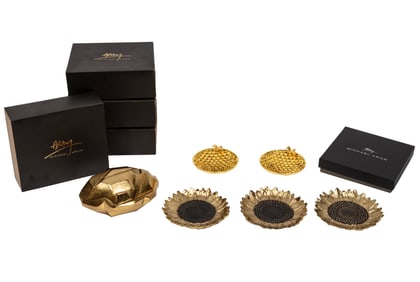 Group of Michael Aram Table Items