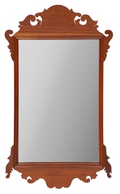 Chippendale-Style Mahogany Mirror