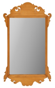 Chippendale-Style Maple Mirror