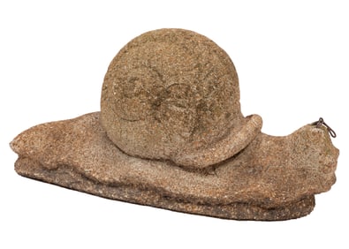 Cast-Stone Figure of a Snail