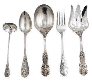 Good Group of American Sterling Silver Flatware Serving Pieces (1 of 4)