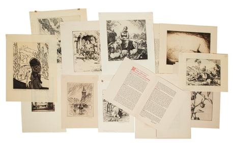 Group of Etchings Published by the Chicago Society of Etchers, Mildred Bryant Brooks (American,