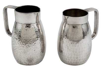 Two Gio Ponti (1891-1979) for Fratelli Calderoni Alpaca Metal Pitchers (1 of 5)