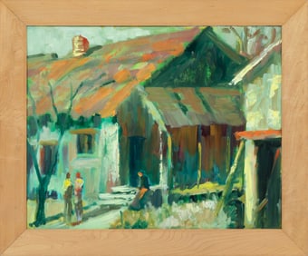 Bruce Bordelon, American/Louisiana b. 1940, ?Old Louisiana?, oil on canvas board, 16 x 20 in. (40.6