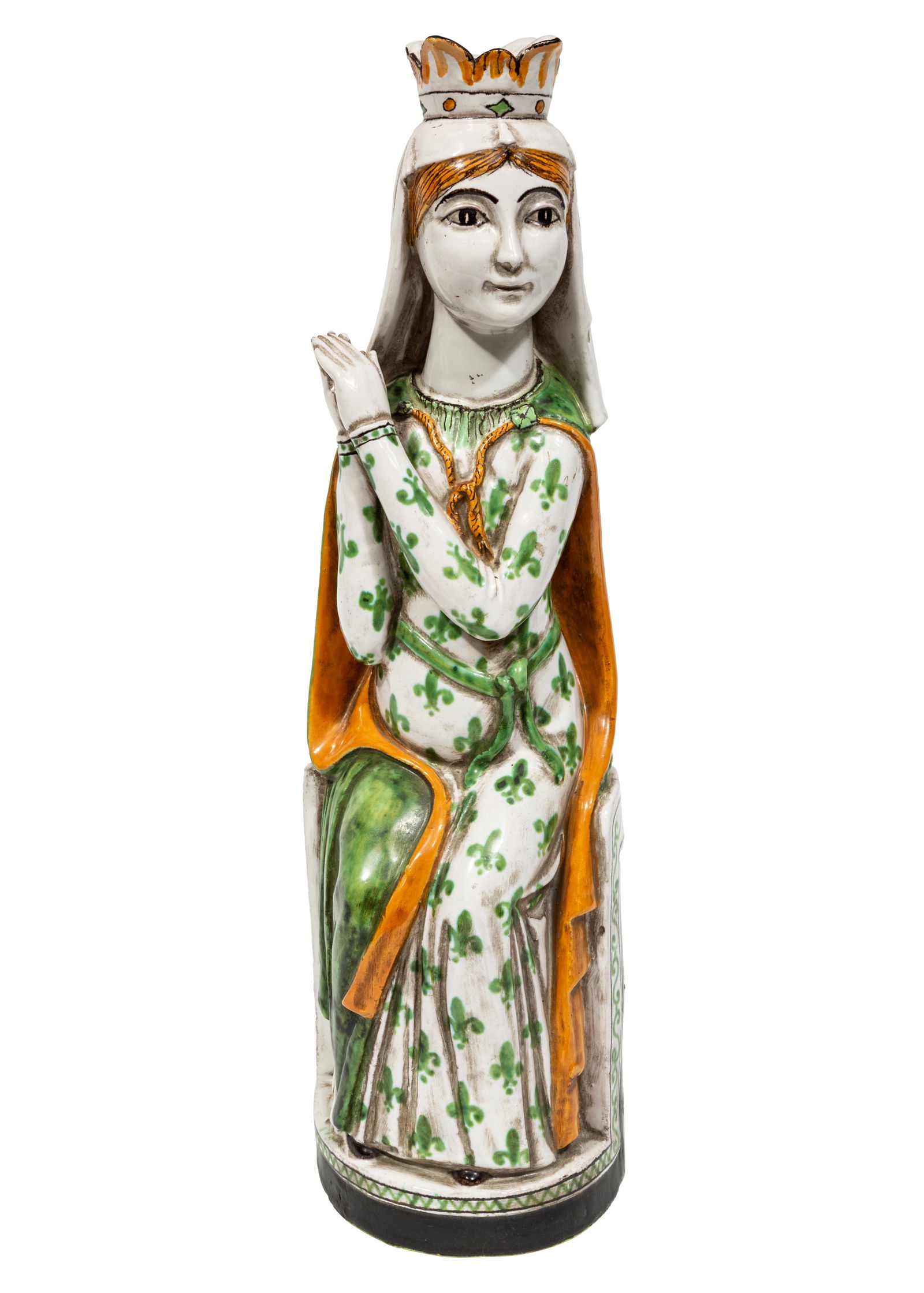 French Faience Figure of a Queen (1 of 4)