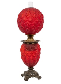 American Victorian Oil Lamp