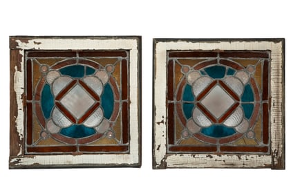 Two American Stained-Glass Windows