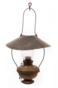 American Brass Oil Lamp Lantern