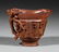 Chinese Carved Rhinoceros Horn Libation Cup - 2