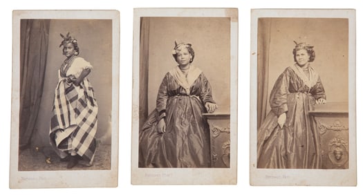 Hippolyte Hartmann, French/Martinican 1818-c.1902, "Helena", "Marietta" and "Chazlesia", 3