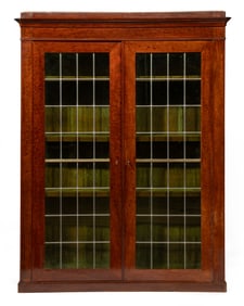 French Restauration-Style Mahogany Bookcase