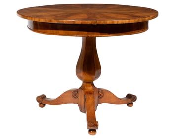 Biedermeier Fruitwood Center Table