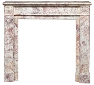 Louis XVI-Style Marble Mantel