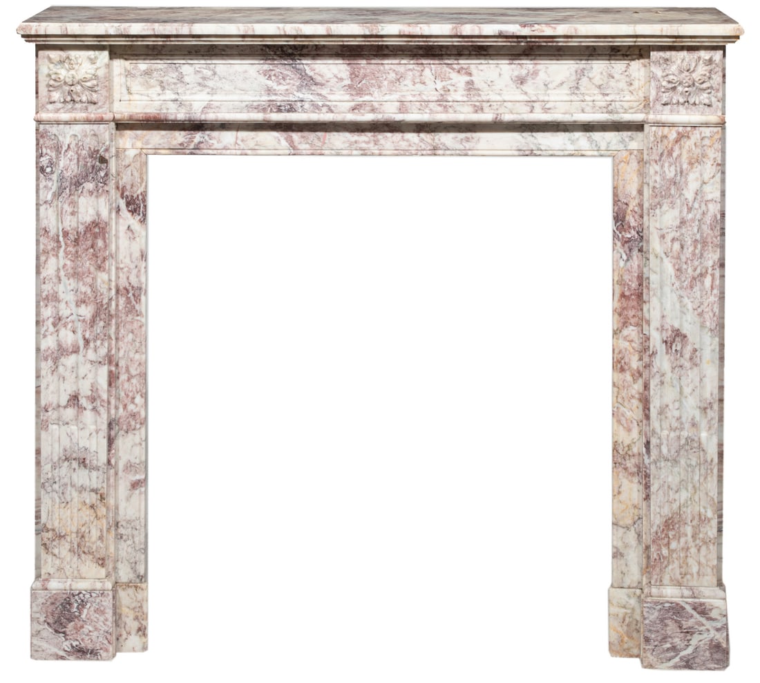 Louis XVI-Style Marble Mantel (1 of 4)