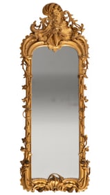 Antique Dutch Giltwood Mirror