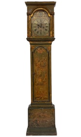 George II Chinoiserie Tall Case Clock