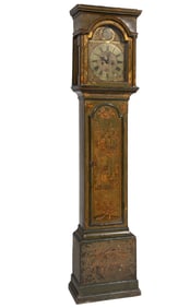 George II Chinoiserie Tall Case Clock