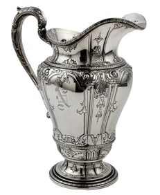 Fine American Sterling Silver Water Pitcher