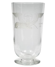 Steuben Glass "Agnus Dei" Vase