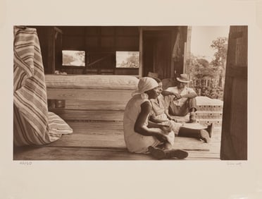 Eudora Welty, American/Mississippi 1909-2001, "The Mattress Factory, Jackson, MS", selenium-toned