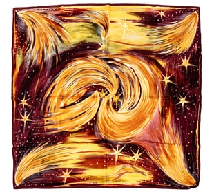 Hermès "Feux du Ciel" Silk Scarf 90
