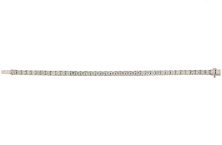 Platinum and Diamond Tennis Bracelet