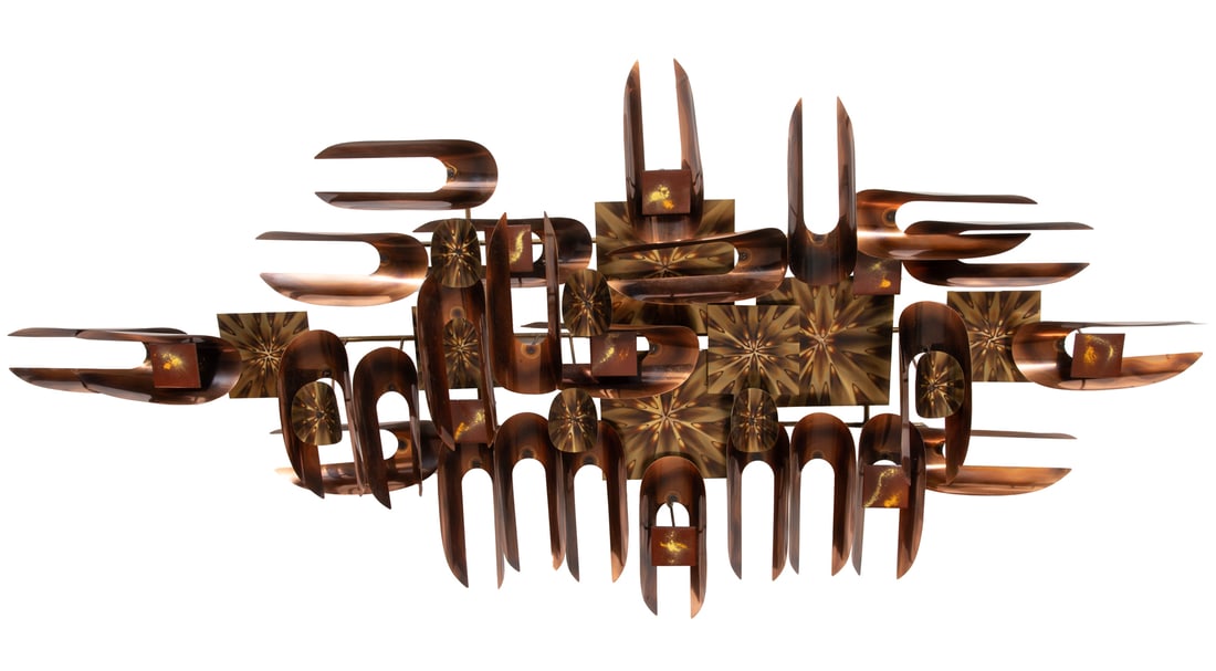 William Vose for Curtis Jere “Brutalist” Wall Sculpture