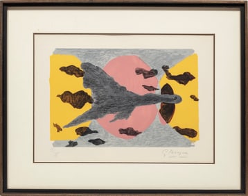 Georges Braque, French 1883-1963, ?L?Equinoxe (Vallier 117)?, lithograph printed in colors, Sheet: