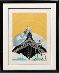 "Erté" Romain de Tirtoff, Russian/French 1892-1990, “The Surprises of the Sea”,