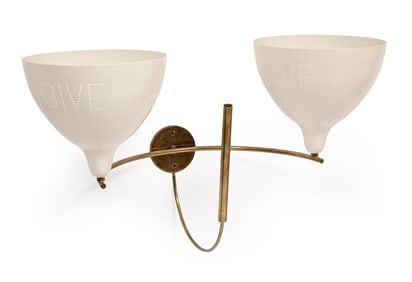 Diego Mardegan “Give Me Your Hands” Two Light Sconce