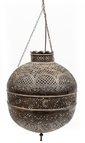 Vintage Moroccan Brass Lantern
