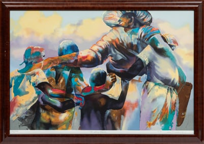 Paul Goodnight, American/Illinois b. 1946, ?In Arms Reach?, serigraph, Sheet: 27 x 39 3/4 in. (68.6