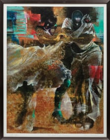 Paul Goodnight, American/Illinois b. 1946, ?The Ooh Baby Experience?, hand-enhanced serigraph, 34 x