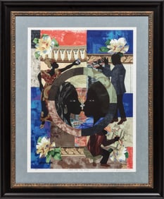 James Denmark, American/Florida b. 1936, ?Love for the Arts?, lithograph, 29 x 22 in. (73.7 x 55.9