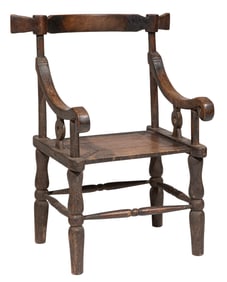 African Carved Chair
