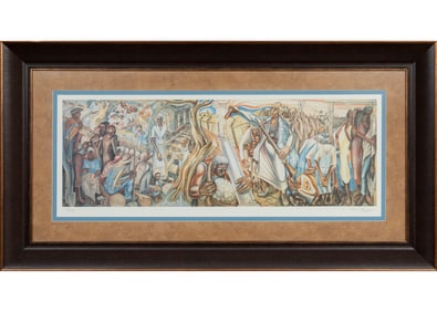 John Biggers, American/Texas 1924 -2001, ?The Contribution of Negro Women to American Life and