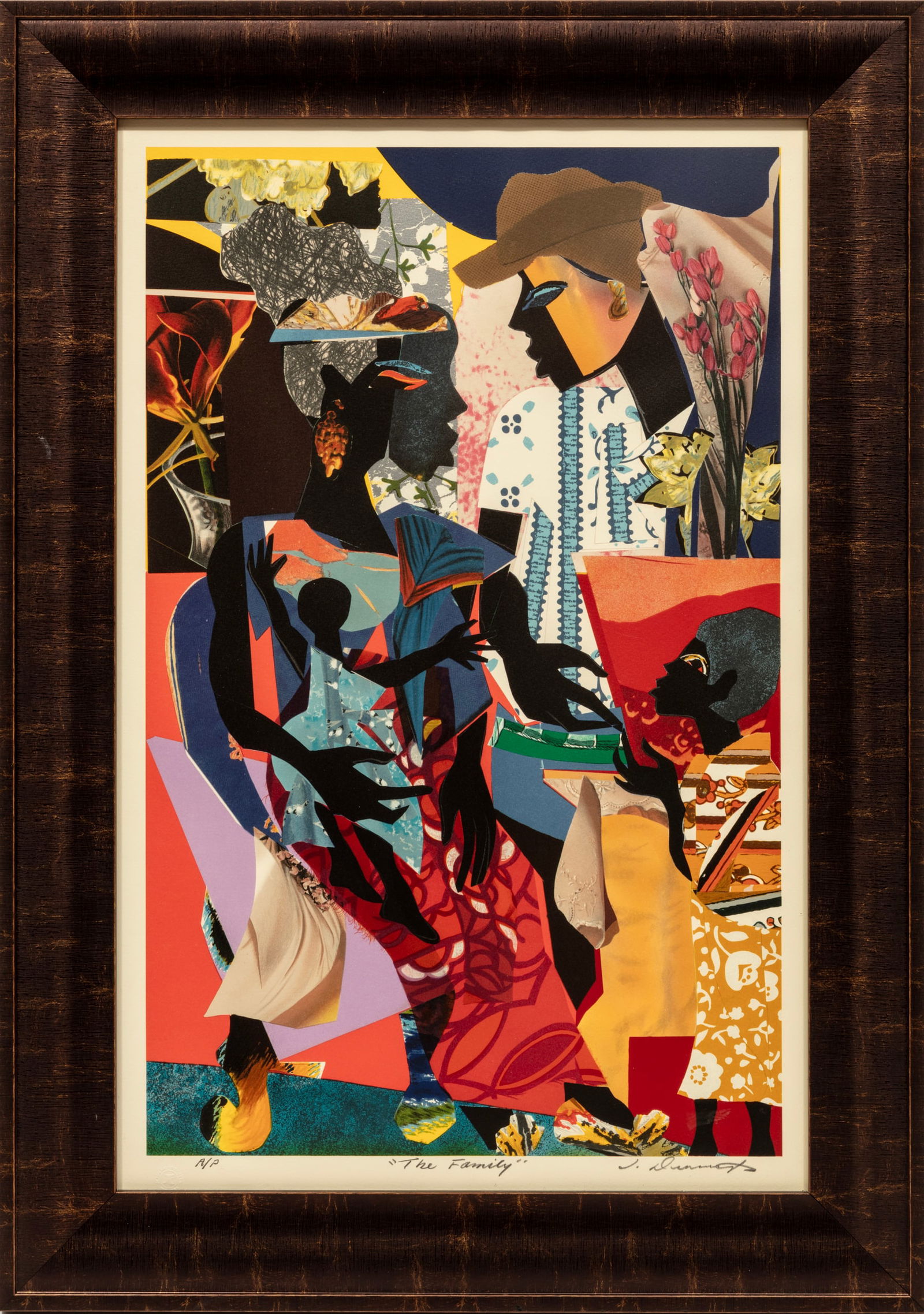 James Denmark, American/Florida b. 1936, ?The Family?, lithograph, 23 7/8 x 15 in. (60.6 x 38.1 (1 of 4)