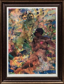 Louis Jessup Delsarte III, American/New York 1944-2020, ?Garden of Eden?, offset lithograph on paper