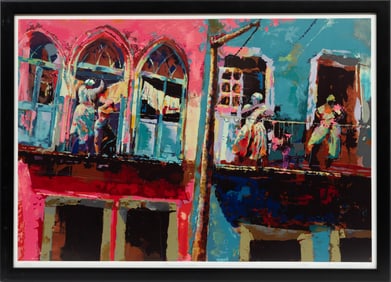 Paul Goodnight, American/Illinois b. 1946, ?Brazilian Heartprints?, serigraph, 27 1/2 x 40 in. (69.9