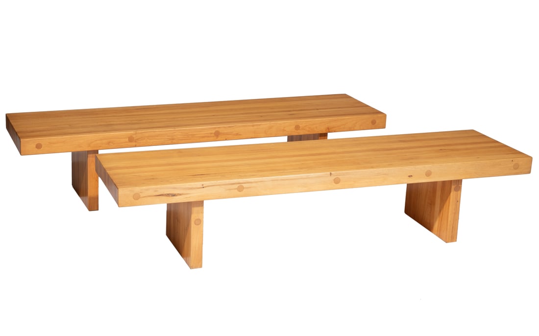 Pair of Harvey Probber Benches (1 of 3)