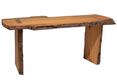 Louisiana Bench-Made Sinker Cypress Bench