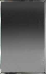Mid-Century Modern Aluminum Mirror