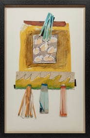 Ida Rittenberg Kohlmeyer, American/Louisiana 1912-1997, ?Untitled?, mixed media collage, Sight: 39