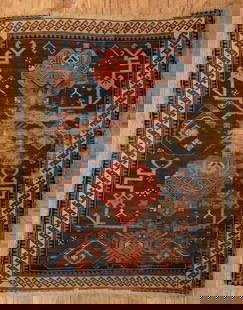 Antique Persian Rug: Antique Persian Rug3 ft. 3 in. x 4 ft. 4 in.