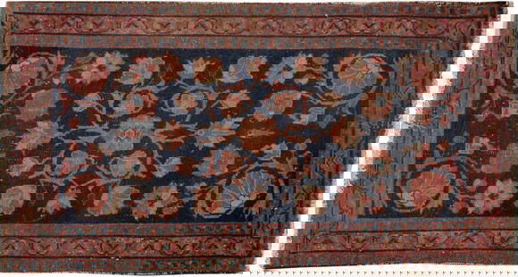 Antique Persian Rug: Antique Persian Rugwool and cotton.2 ft. 9 in. x 5 ft.