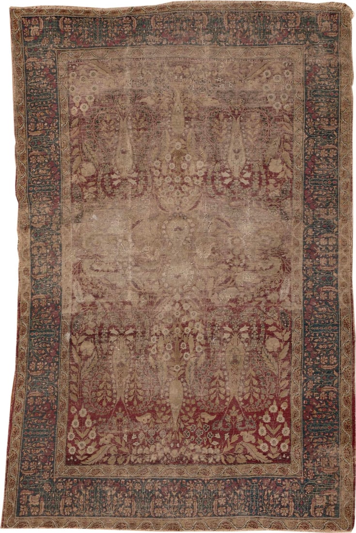 Antique Persian Rug: Antique Persian Rug 4 ft. 5 in. x 7 ft. 1 in.