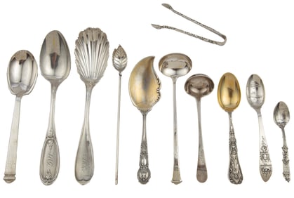 Group of Tiffany and Co. Sterling Silver Flatware, 15 pcs.