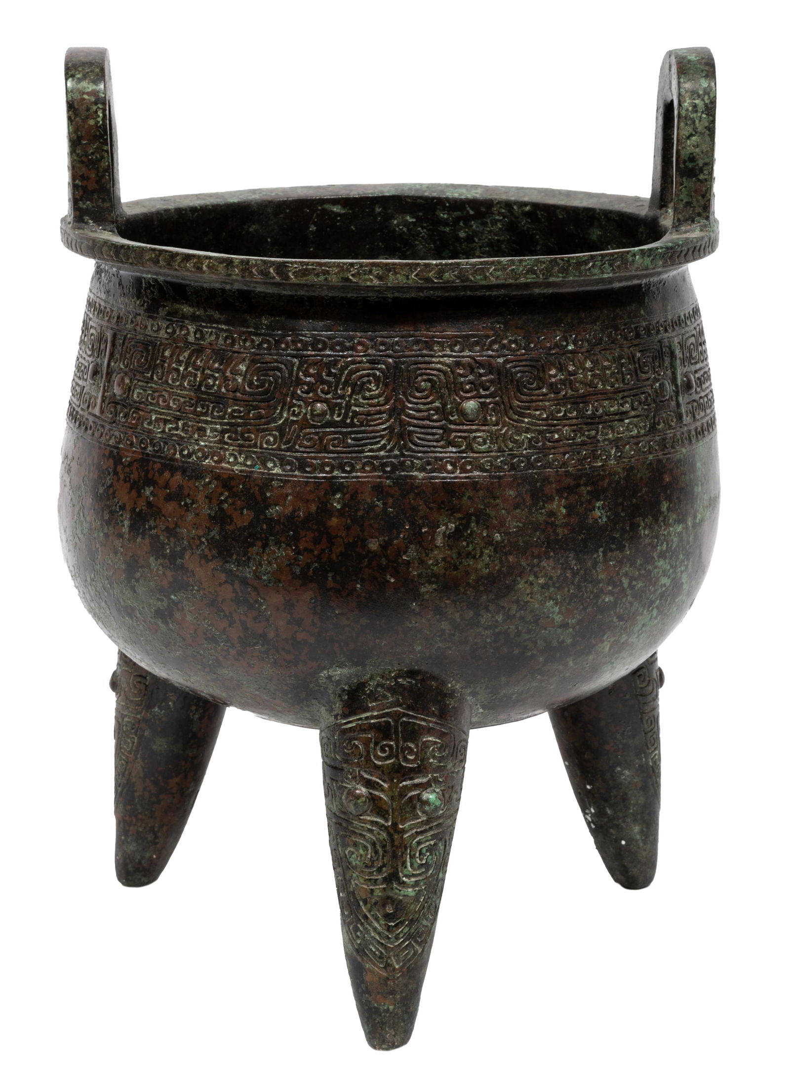 Chinese Bronze Tripod Vessel (1 of 6)